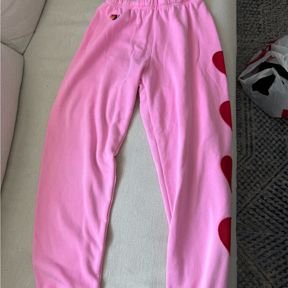 Aviator Nation Pink Sweatpants